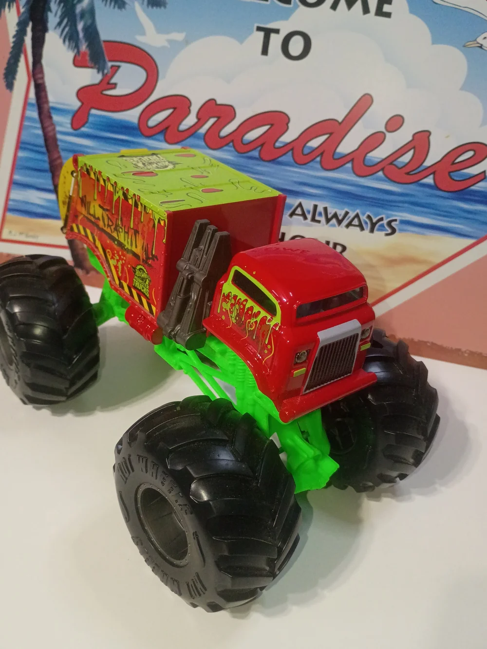 Hot Wheels Monster Truck 1.24 (Scale Will Trash It All ) Loose Truck